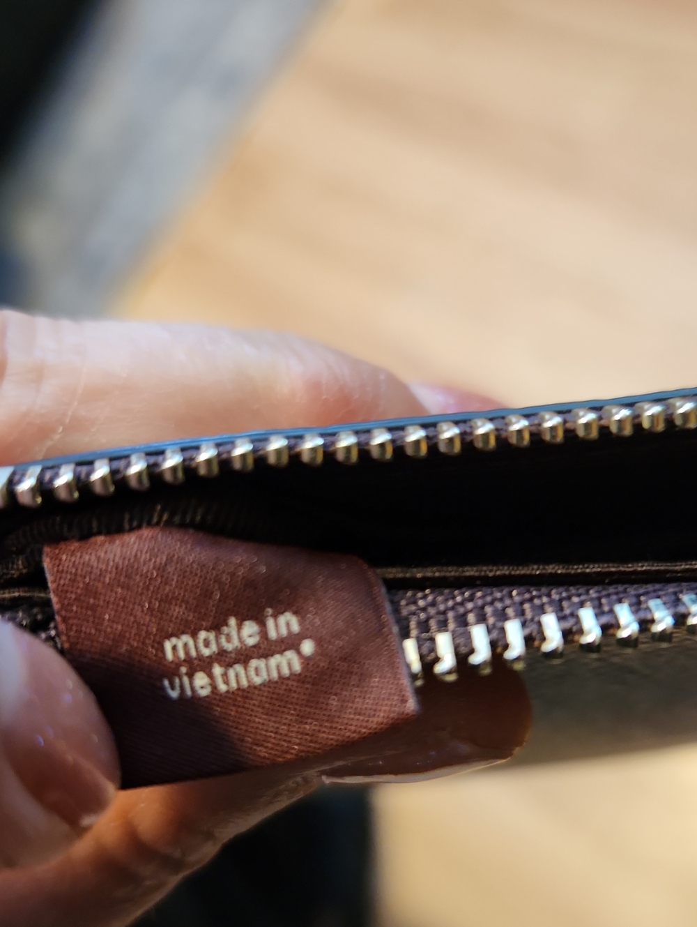 Coach Leather Wristlet Plum Purple NWOT - Picture 9 of 10